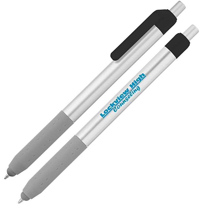 Custom Alamo Stylus Pen - Silver - Opaque