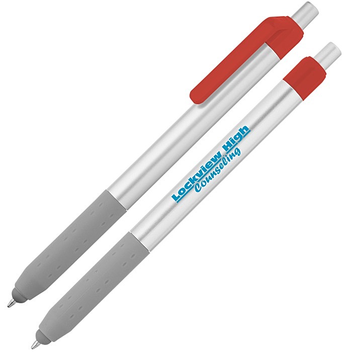 Custom Alamo Stylus Pen - Silver - Opaque