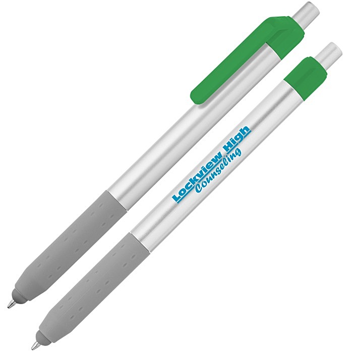 Custom Alamo Stylus Pen - Silver - Opaque