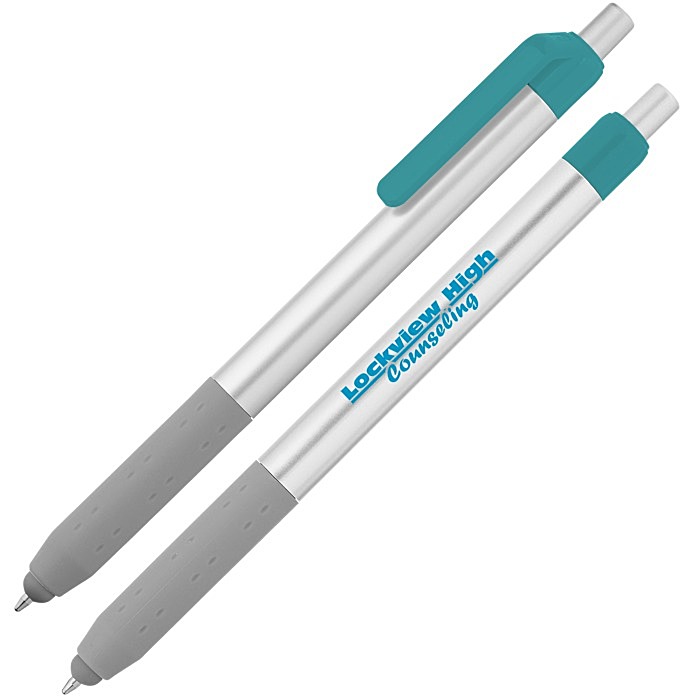 Custom Alamo Stylus Pen - Silver - Opaque