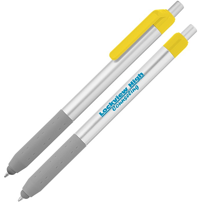Custom Alamo Stylus Pen - Silver - Opaque