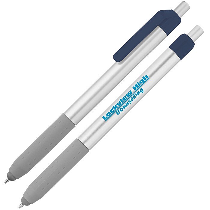 Custom Alamo Stylus Pen - Silver - Opaque