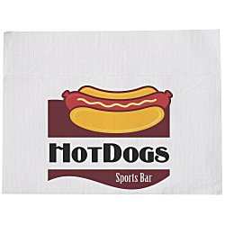 Custom Dispenser Napkin - 1-ply - White - Full Colour