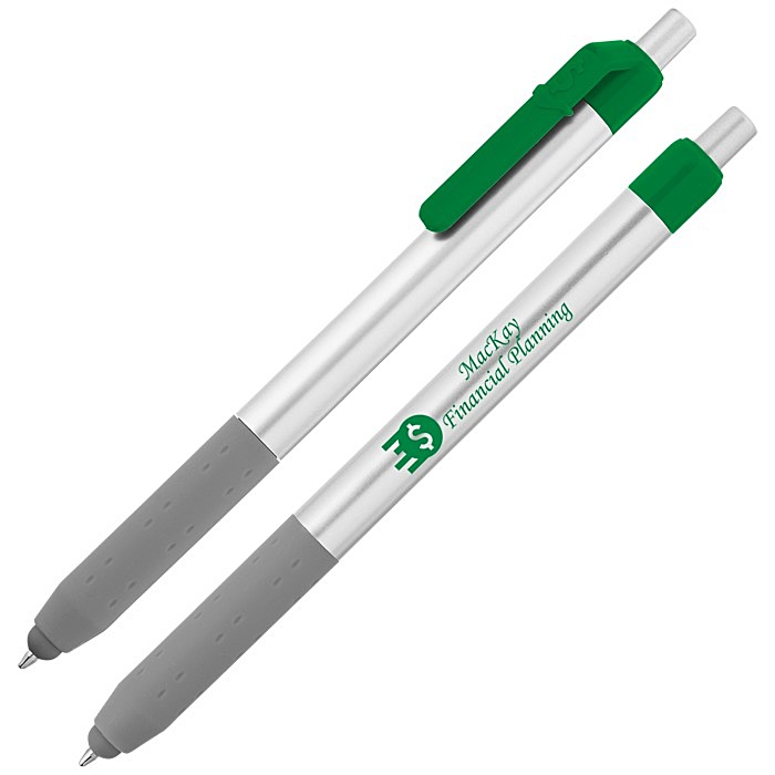 Custom Alamo Stylus Pen - Silver - Financial