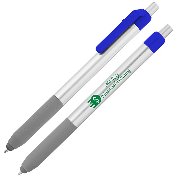 Custom Alamo Stylus Pen - Silver - Financial