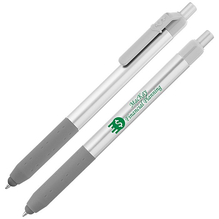 Custom Alamo Stylus Pen - Silver - Financial
