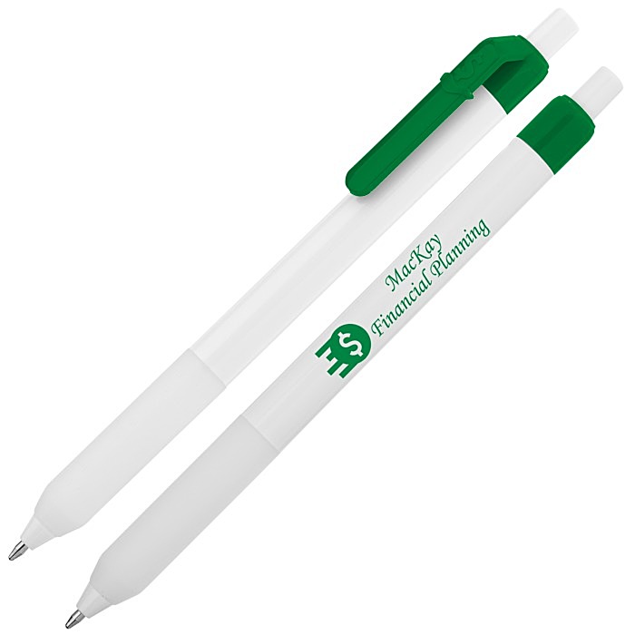 Custom Alamo Pen - White - Financial