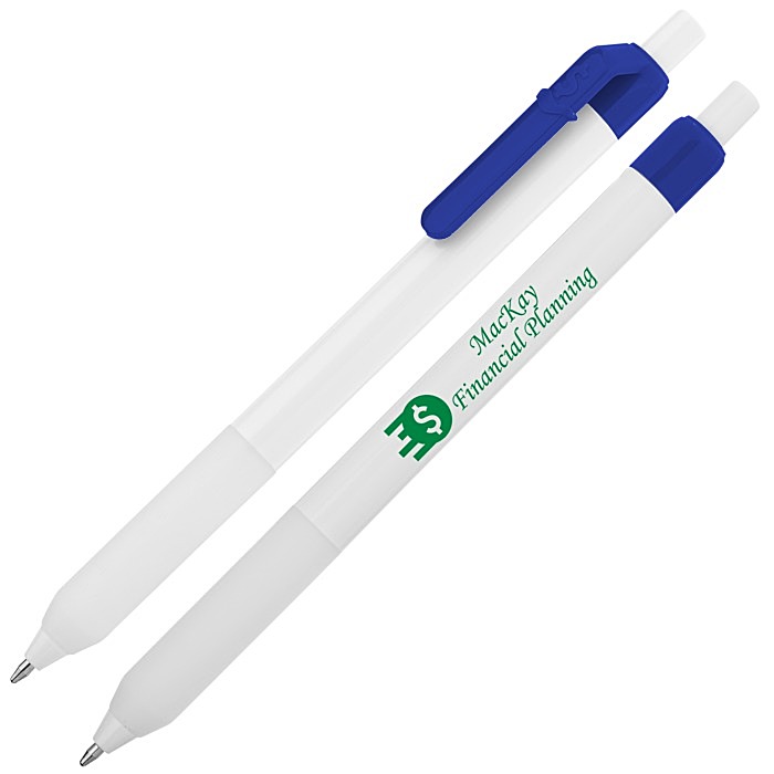 Custom Alamo Pen - White - Financial