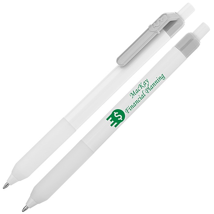 Custom Alamo Pen - White - Financial