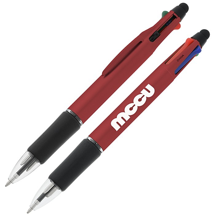 Custom Orbitor 4-Colour Stylus Pen - Metallic