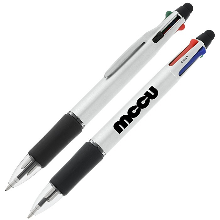 Custom Orbitor 4-Colour Stylus Pen - Metallic