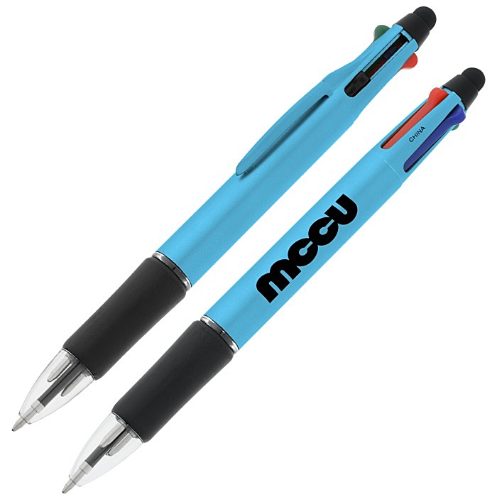 Custom Orbitor 4-Colour Stylus Pen - Metallic