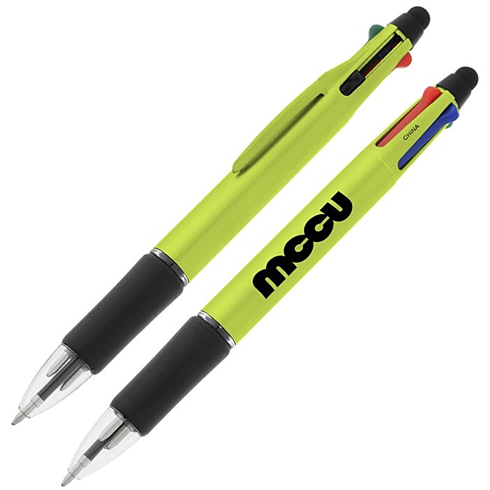 Custom Orbitor 4-Colour Stylus Pen - Metallic