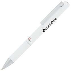 Custom Swiss Force Insignia Soft Touch Twist Metal Pen - 24 hr