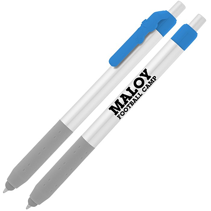 Custom Alamo Stylus Pen - Silver - Football