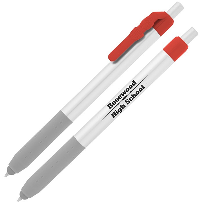 Custom Alamo Stylus Pen - Silver - Basketball