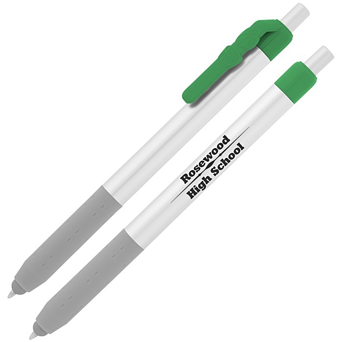 Custom Alamo Stylus Pen - Silver - Basketball