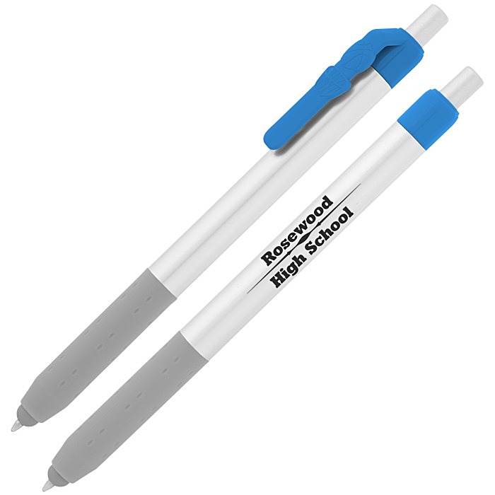 Custom Alamo Stylus Pen - Silver - Basketball