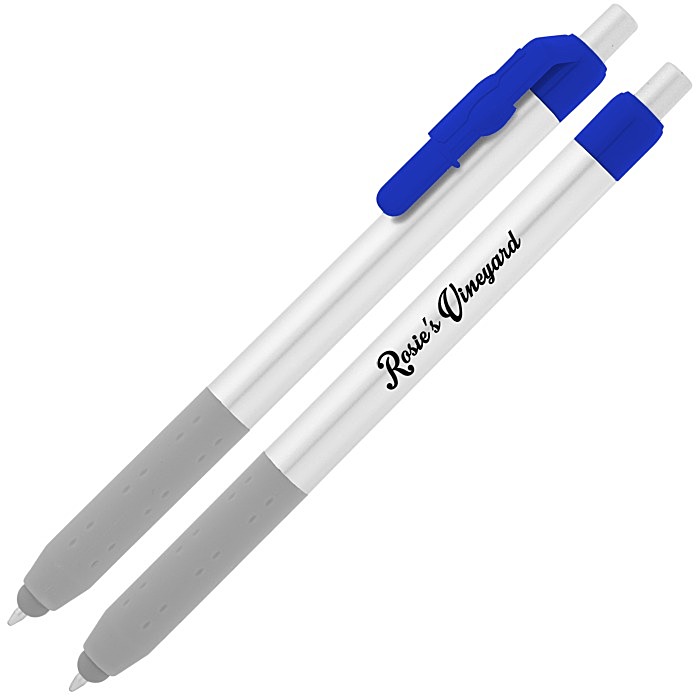 Custom Alamo Stylus Pen - Silver - Wine