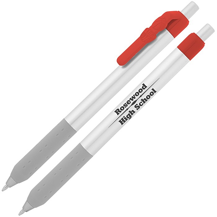 Custom Alamo Pen - Silver - Basketball