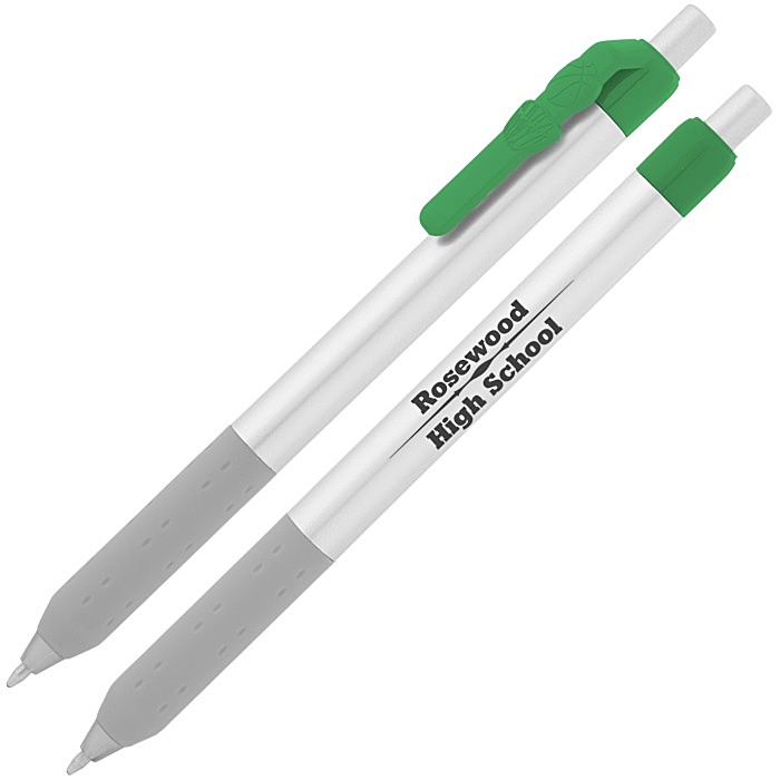 Custom Alamo Pen - Silver - Basketball