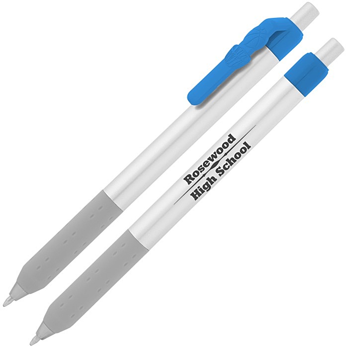 Custom Alamo Pen - Silver - Basketball