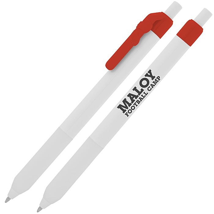 Custom Alamo Pen - White - Football