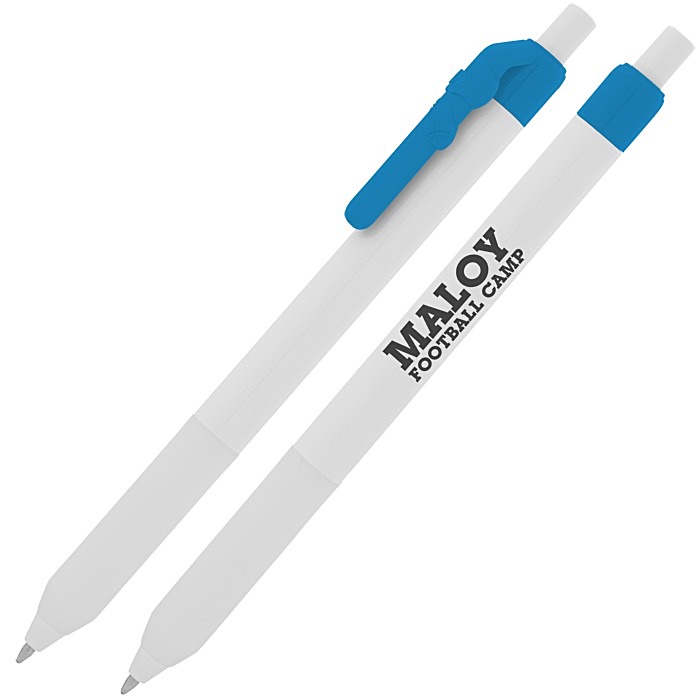 Custom Alamo Pen - White - Football