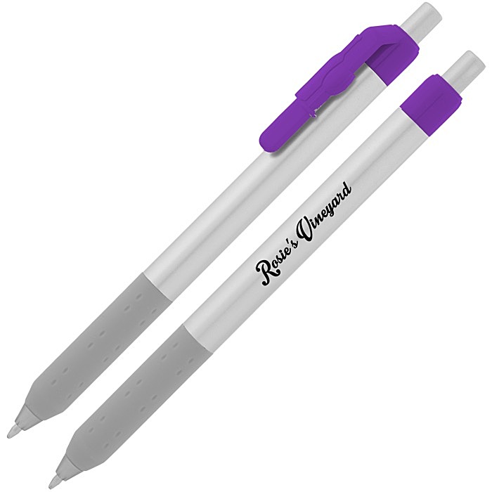 Custom Alamo Pen - Silver - Wine