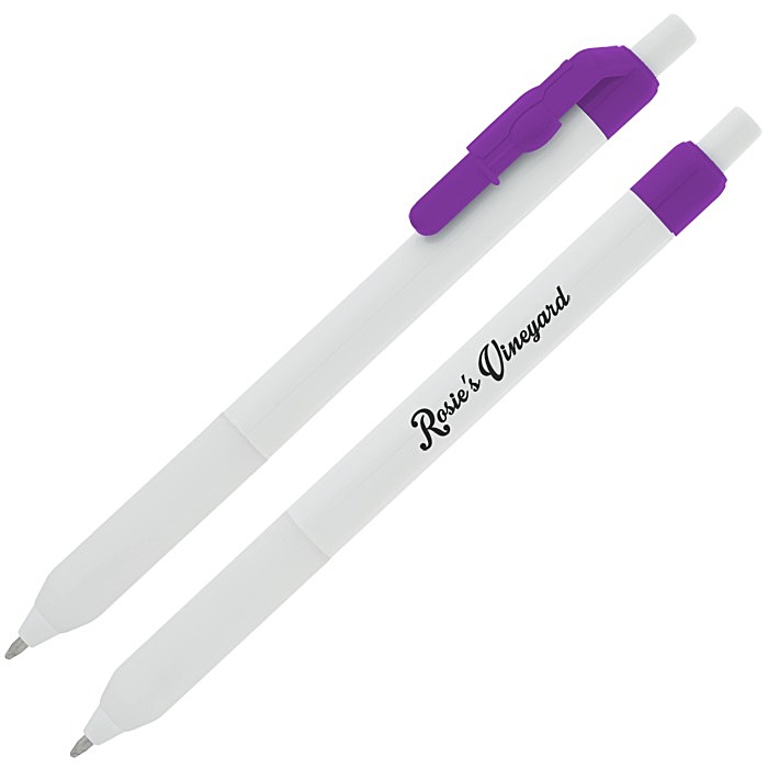 Custom Alamo Pen - White - Wine