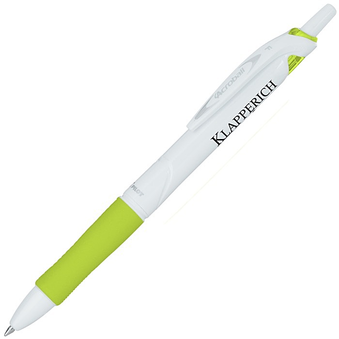 Custom Pilot Acroball Pen - White