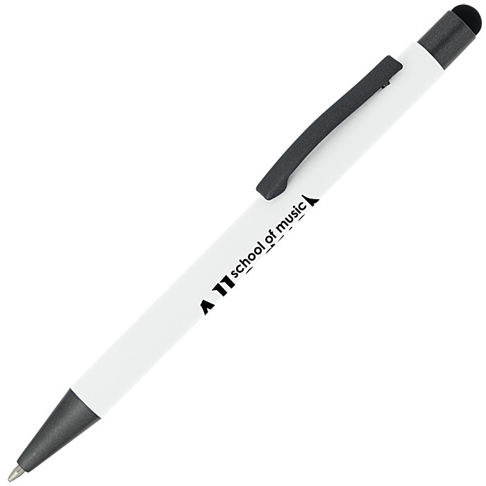 Custom Charleston Soft Touch Stylus Metal Pen
