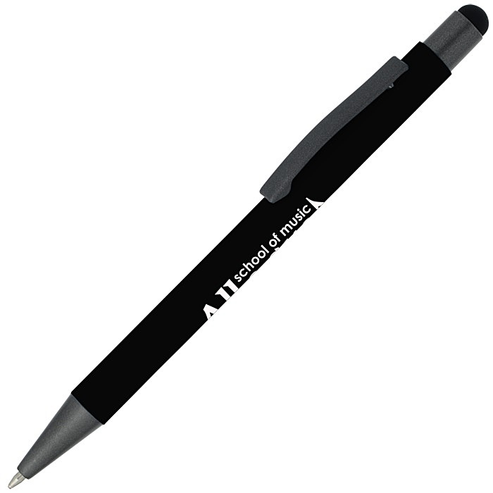 Custom Charleston Soft Touch Stylus Metal Pen