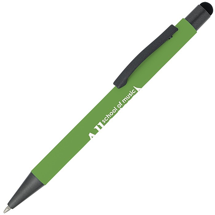 Custom Charleston Soft Touch Stylus Metal Pen