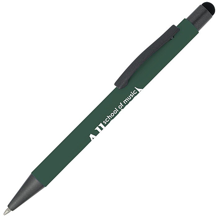 Custom Charleston Soft Touch Stylus Metal Pen