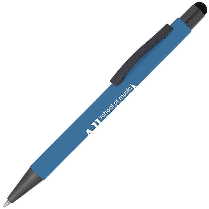Custom Charleston Soft Touch Stylus Metal Pen