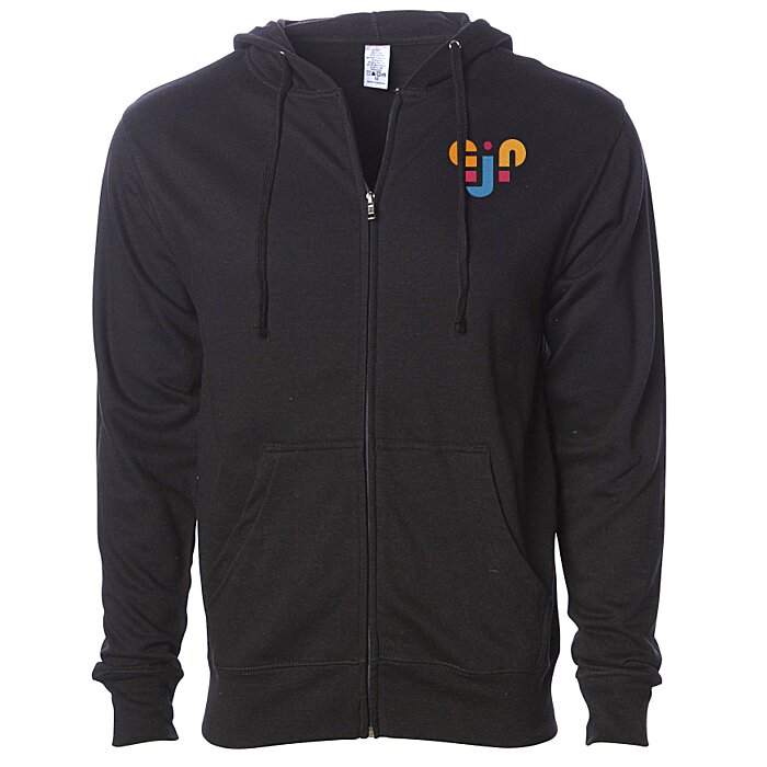 Custom Independent Trading Co. Midweight Full-Zip Hoodie