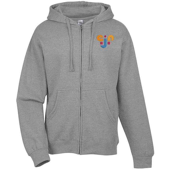 Custom Independent Trading Co. Midweight Full-Zip Hoodie