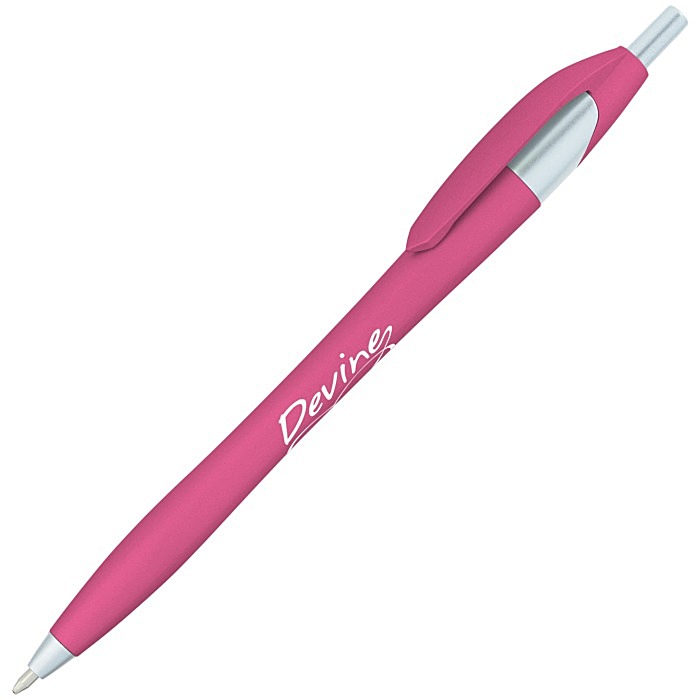 Custom Javelin Soft Touch Pen - Metallic - Brights