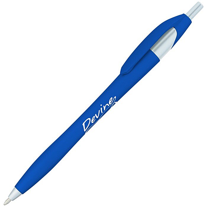 Custom Javelin Soft Touch Pen - Metallic - Brights