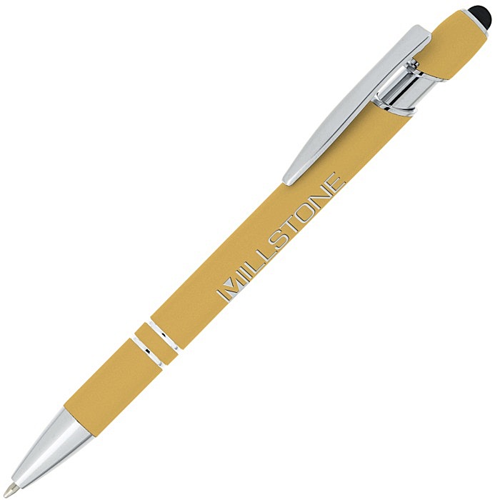 Custom Incline Morandi Soft Touch Metal Stylus Pen