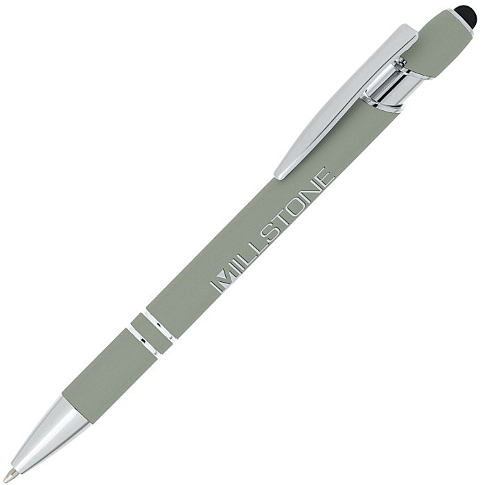 Custom Incline Morandi Soft Touch Metal Stylus Pen