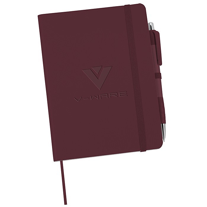 Custom Sonado Notebook with Pen - Debossed
