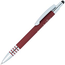 Custom Bristol Gel Soft Touch Stylus Metal Pen