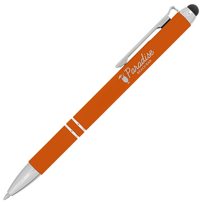 Custom Caddo Soft Touch Stylus Metal Pen