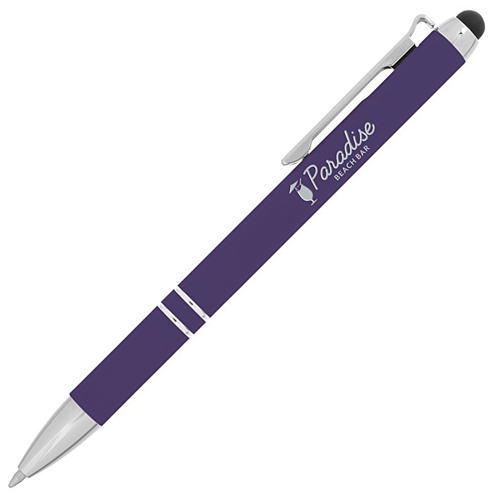 Custom Caddo Soft Touch Stylus Metal Pen