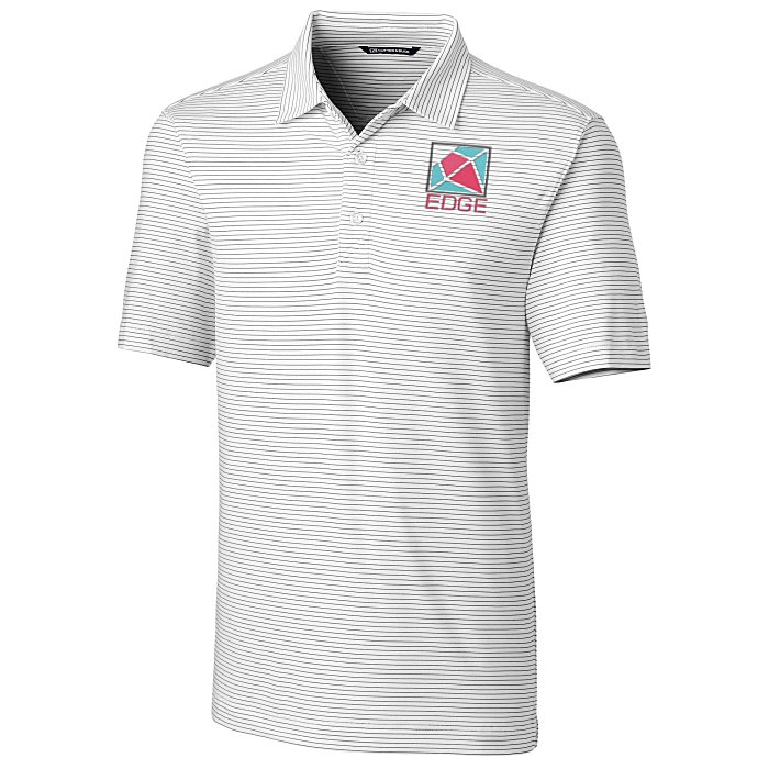 Custom Cutter & Buck Forge Pencil Stripe Polo