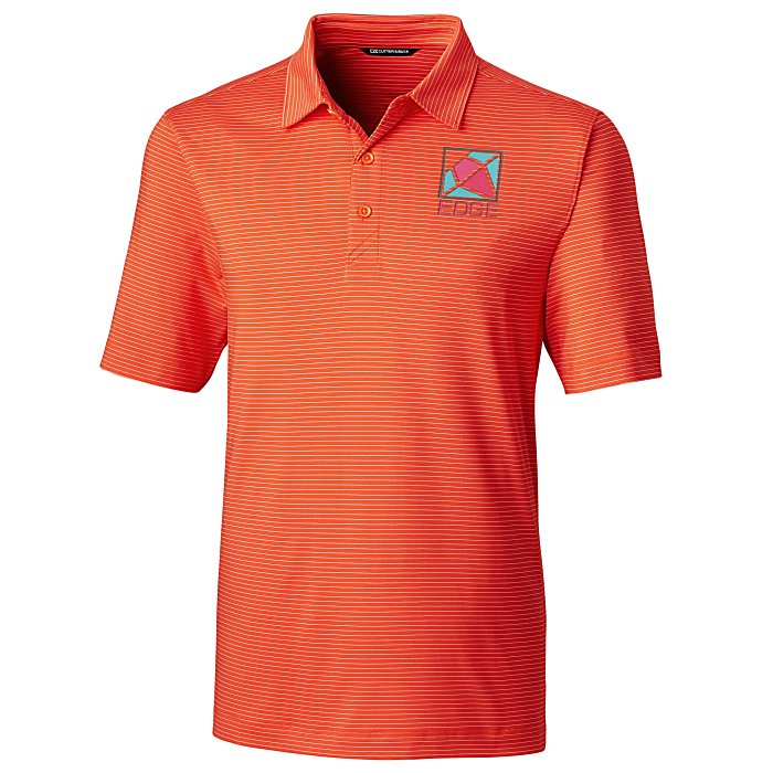 Custom Cutter & Buck Forge Pencil Stripe Polo