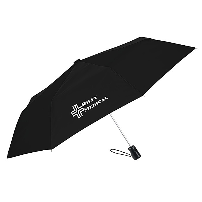 Custom totes Three Section Auto Open Umbrella - 42-inch Arc