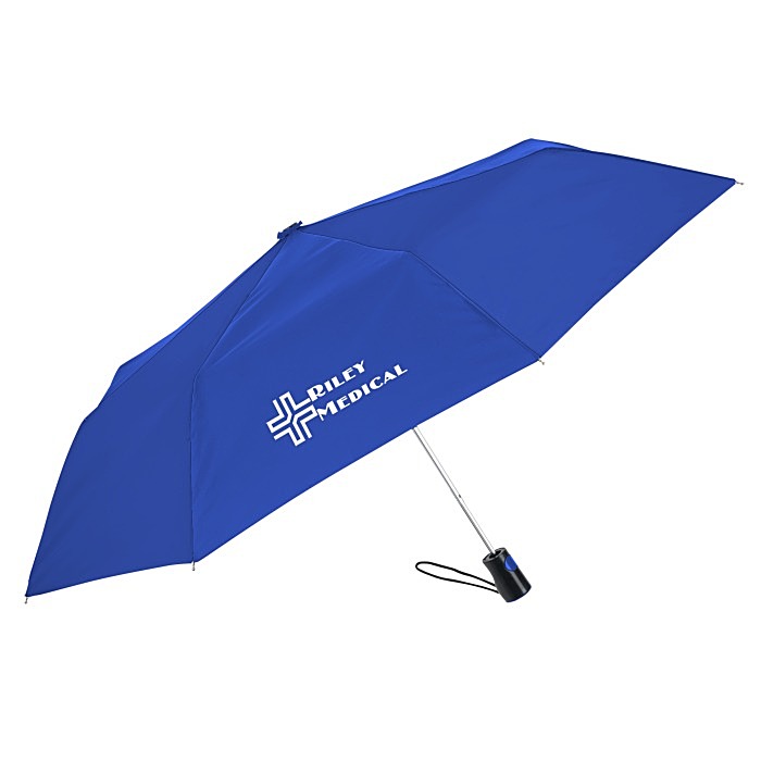 Custom totes Three Section Auto Open Umbrella - 42-inch Arc